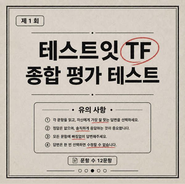 테스트잇 TF 종합 평가 테스트
