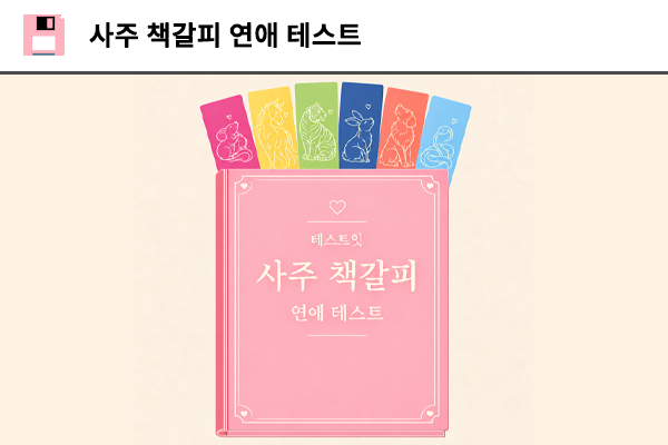 사주 책갈피 연애 테스트